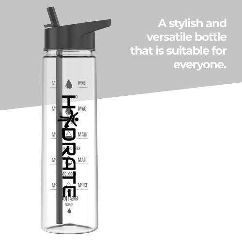 HYDRATE Daily Water Bottle with Straw - Image 5