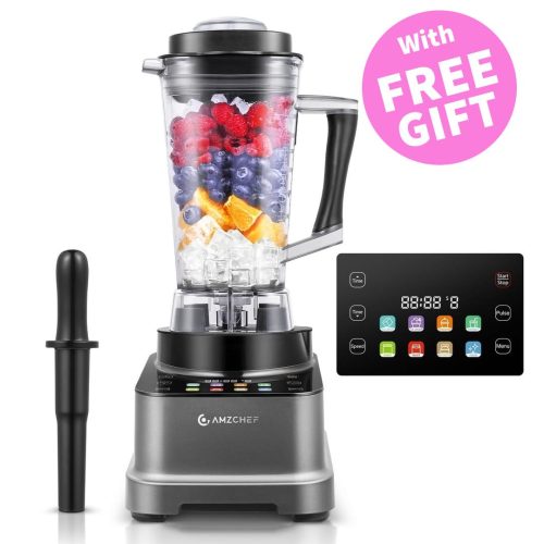 AMZCHEF 8-IN-1 Professional Smoothie Blenders + FREE Gipp Non-stick Sauce Pan