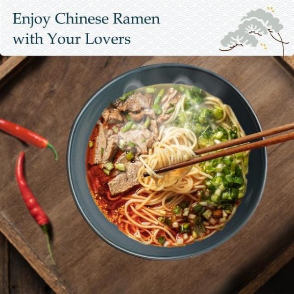Brand New Ceramic Ramen Bowl Set of 2 - Image 5