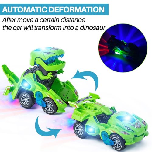 Dinosaur Transforming Car Electric Dinosaur Toys - Image 3