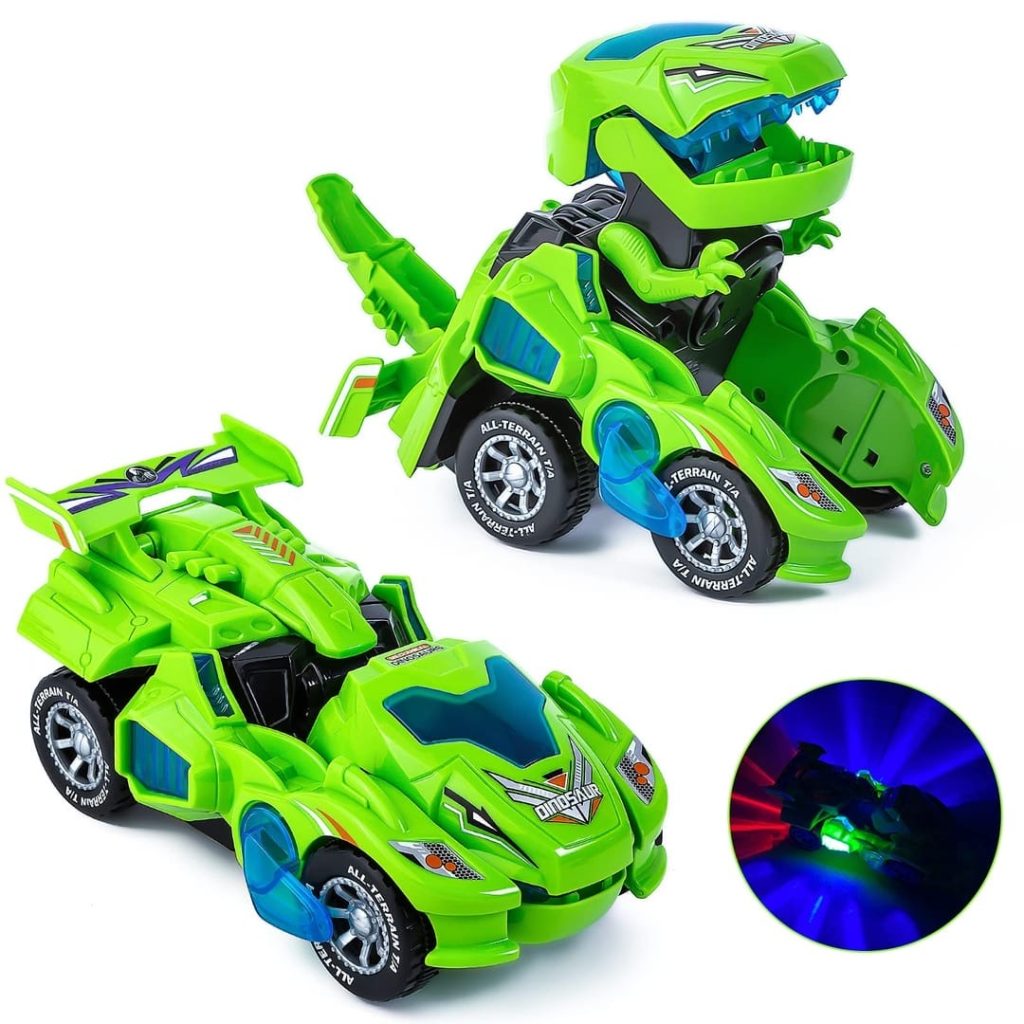 Dinosaur Transforming Car Electric Dinosaur Toys