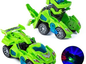Dinosaur Transforming Car Electric Dinosaur Toys