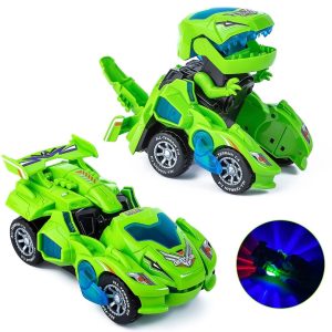 Dinosaur Transforming Car Electric Dinosaur Toys