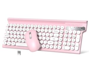 RaceGT Typewriter Style Wireless Keyboard and Mouse