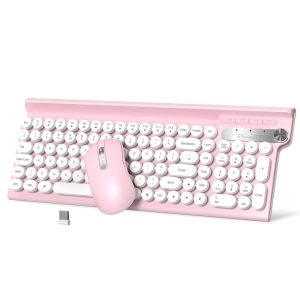 RaceGT Typewriter Style Wireless Keyboard and Mouse