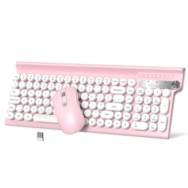 RaceGT Typewriter Style Wireless Keyboard and Mouse