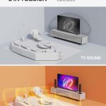 MEVOSTO Sound Bar for TV 2.2CH 2 in 1 Separable Soundbar Built-in Dual Woofers with ARC/Optical/AUX/BT 5.0 - Image 2
