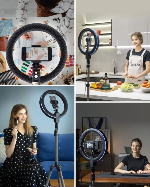 Brand New Viozon 12'' Ring Light with Extendable 80'' Tripod - Image 2