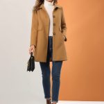 Allegra K Women's Vintage Lapel Collared Overcoat - Image 4