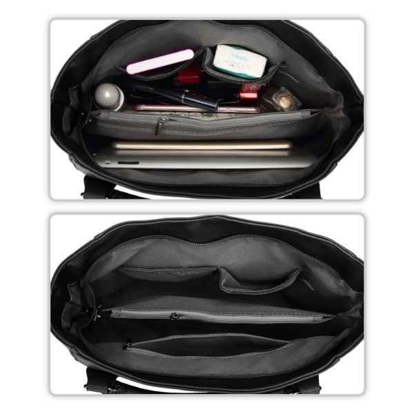 VINBAGGE Ladies Leather Handbag - Image 4