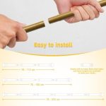 Brand New Curtain Poles, 1.6 cm Single Curtain Rods 76-157 cm - Image 2