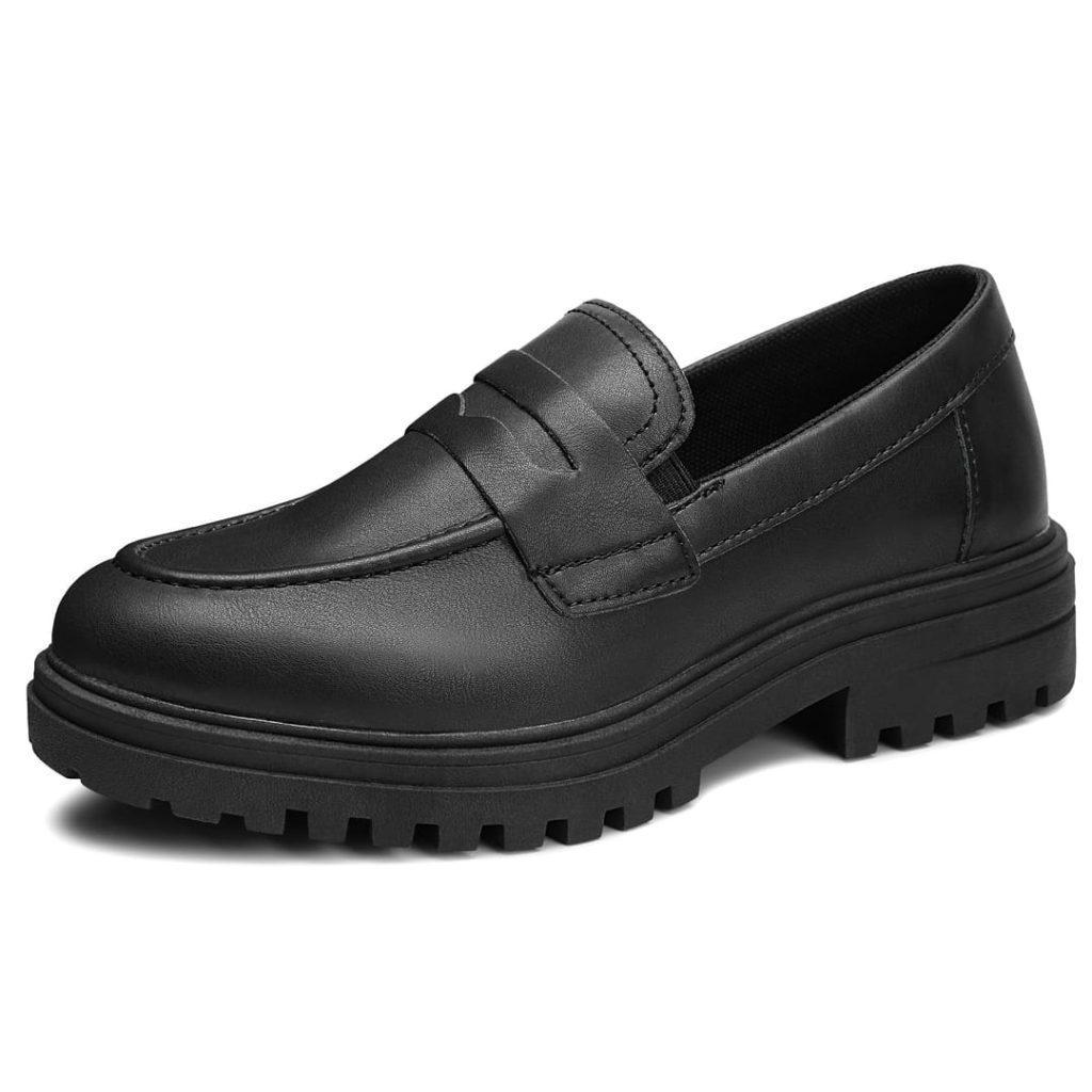 Fesstooning Casual Chunky Loafers for Women