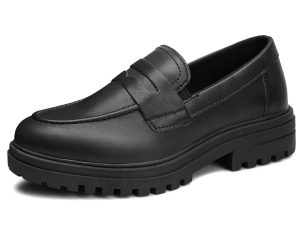 Fesstooning Casual Chunky Loafers for Women