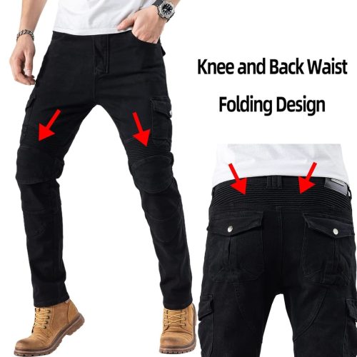 Brand New CTBQiTom Motorcycle Motorbike Armoured Trousers Black - Image 3