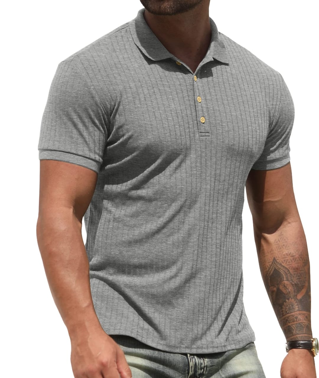 NITAGUT Men's Shortsleeve Polo Shirts