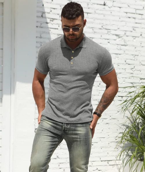 NITAGUT Men's Shortsleeve Polo Shirts - Image 2