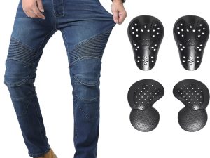 Brand New CTBQiTom Motorcycle Motorbike Armoured Trousers Blue