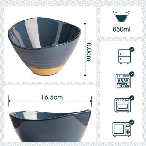 Brand New Ceramic Ramen Bowl Set of 2 - Image 2