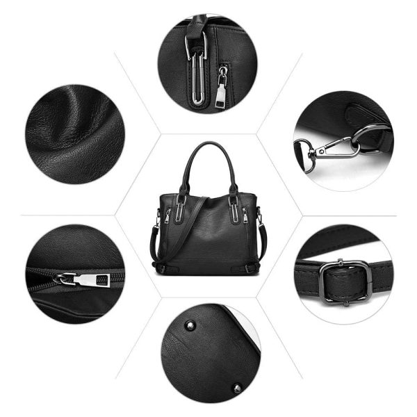 VINBAGGE Ladies Leather Handbag - Image 3