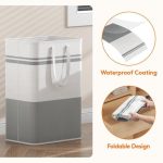 Brand New Lifewit 2 Pack 60L Laundry Basket with Lid - Image 3