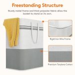 Brand New Lifewit 2 Pack 60L Laundry Basket with Lid - Image 4