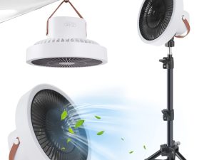 Genround 10000mAh Tripod Portable Camping Fan