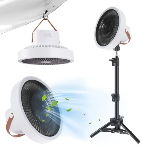 Genround 10000mAh Tripod Portable Camping Fan