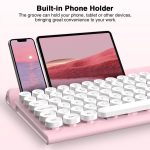 RaceGT Typewriter Style Wireless Keyboard and Mouse - Image 5