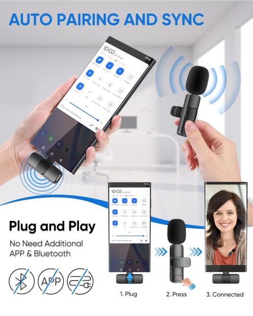 Brand New IUMAKEVP Wireless Lavalier Microphone - Image 4
