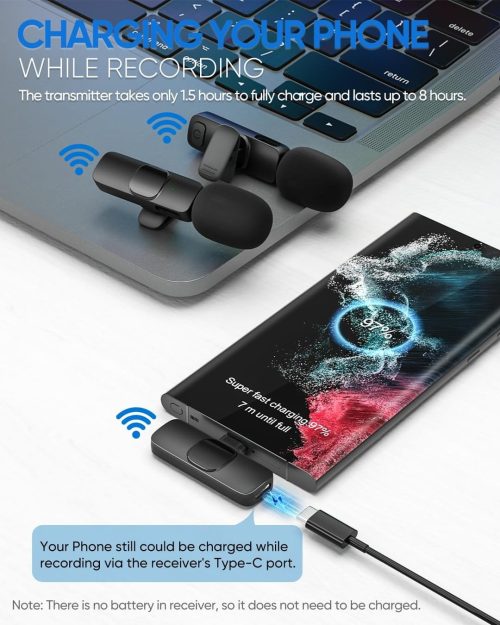 Brand New IUMAKEVP Wireless Lavalier Microphone - Image 5