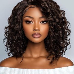 Brand New FASHION IDOL Short Curly Human Hair for Women