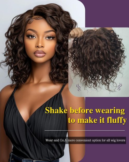 Brand New FASHION IDOL Short Curly Human Hair for Women - Image 5
