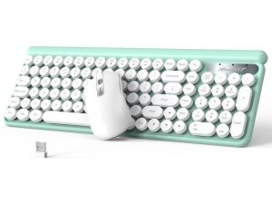 RaceGT Typewriter Style Wireless Keyboard and Mouse