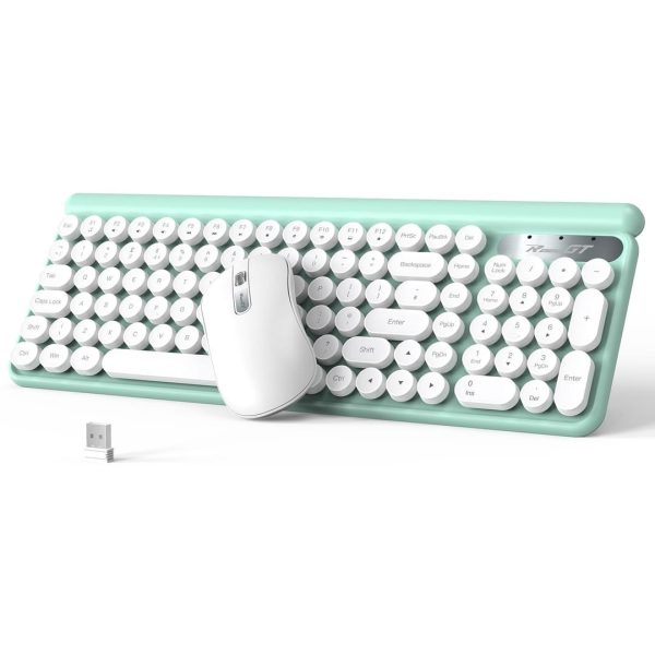 RaceGT Typewriter Style Wireless Keyboard and Mouse