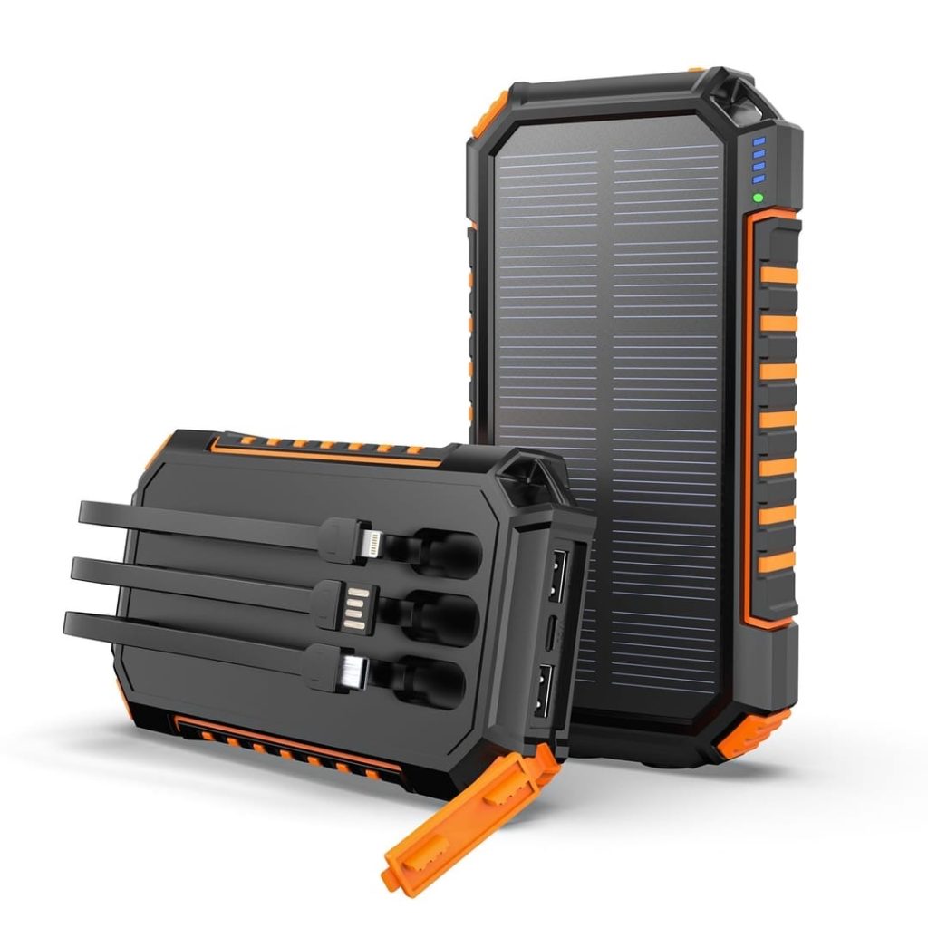 Hiluckey Power Bank Solar Charger 27000mAh