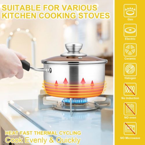 Brand New Joyfair 16cm Stainless Steel Saucepan - Image 5