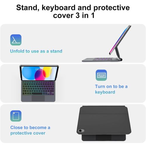 Brand New SENGBIRCH Magic Keyboard Case for iPad 11th 11'' 2025 - Image 4