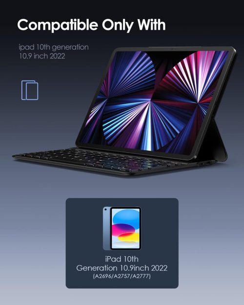 Brand New Qulose Keyboard Case for iPad(A16) 11th Generation 11 inch 2025 - Image 2