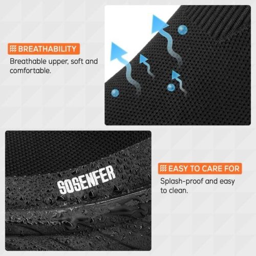 Sosenfer Slip On Sneakers Men’s Trainers Sports Shoes - Image 3