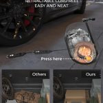 Giraffe Tools Retractable Car Tyre Inflator 12V DC with Cable - Image 3
