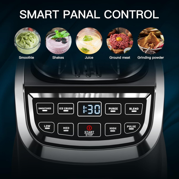 Brand New AMZCHEF 2000W 2L Blender Smoothie Maker - Image 2