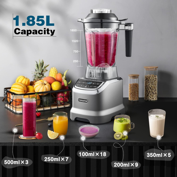 Brand New AMZCHEF 2000W 2L Blender Smoothie Maker - Image 4