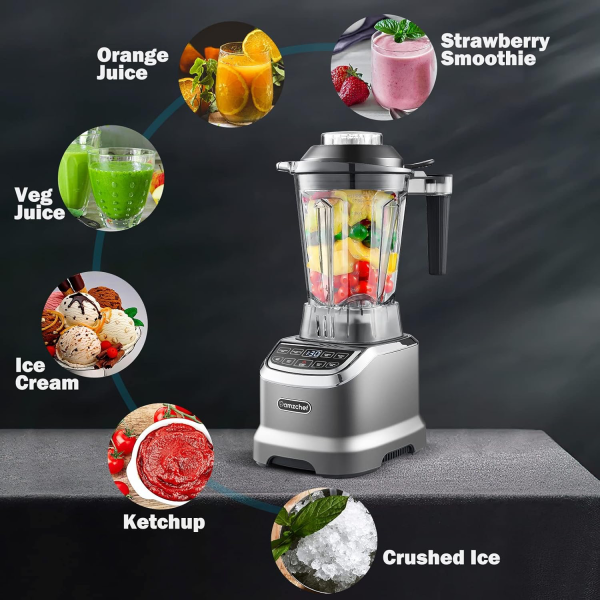 Brand New AMZCHEF 2000W 2L Blender Smoothie Maker - Image 5