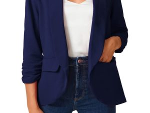 MINTLIMIT Womens Long Sleeve Blazer Open Front Jacket Suit