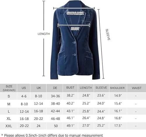 MINTLIMIT Women's Velvet Jacket Suit Vintage Long Sleeve - Image 4