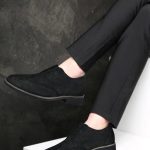 Mens Suede Brogues Formal Shoes Elegant Wedding Shoe Leather Lace-ups - Image 3