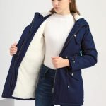 Miaikvs Women's Hooded Fleece Lined Parka Coat - Image 2