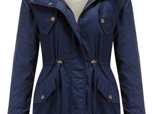 Miaikvs Women's Hooded Fleece Lined Parka Coat