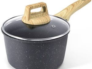 GiPP Nonstick Sauce Pan with Lid - 3.6L Small Sauce Pot