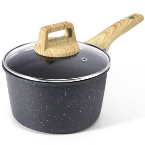 GiPP Nonstick Sauce Pan with Lid - 3.6L Small Sauce Pot